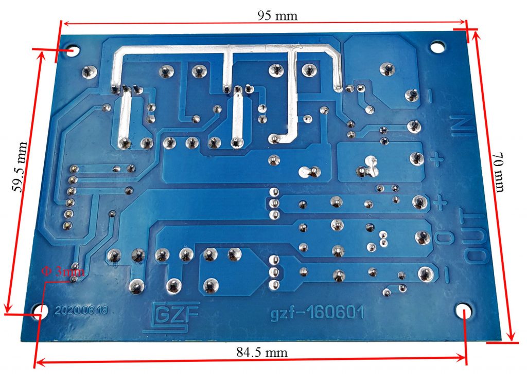 Module chuyển đổi 12VDC-24VDC ra nguồn đôi 12V-24V