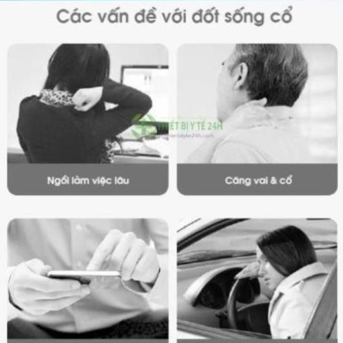 Máy massage cổ 3d xung điện cao cấp HM-X85