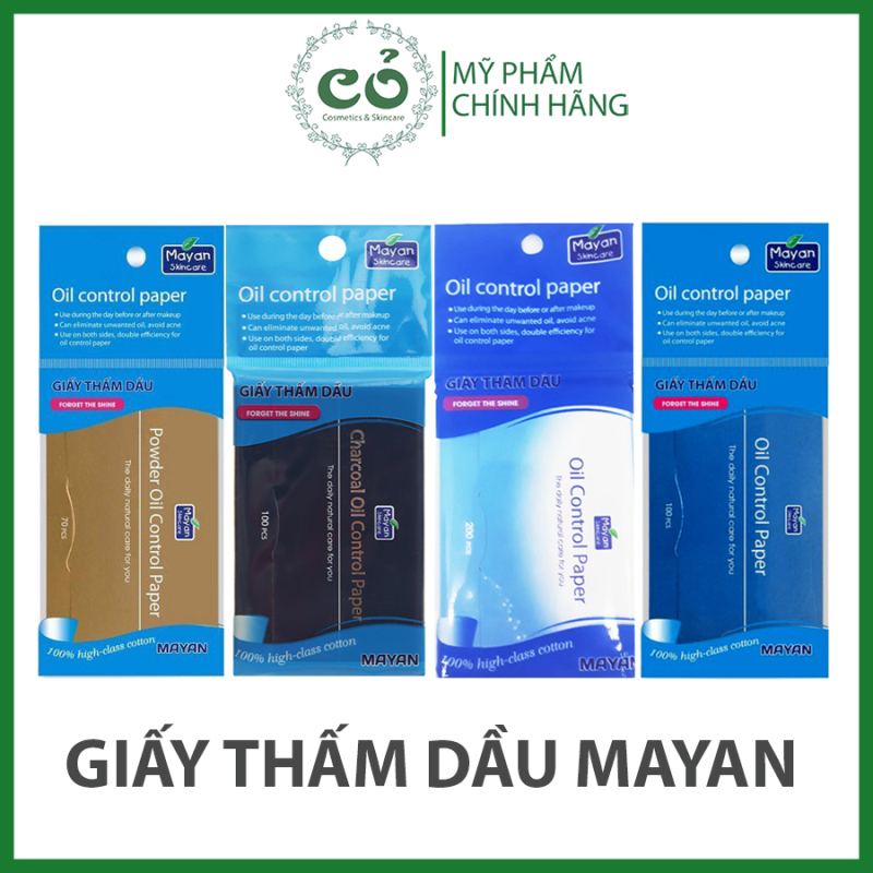 Giấy Thầm Dầu Mayan Skincare Oil Control Paper