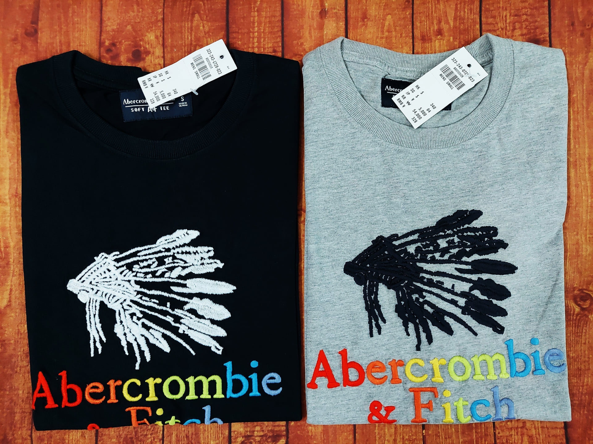 Áo thun thổ dân Aber Gray & Navy New