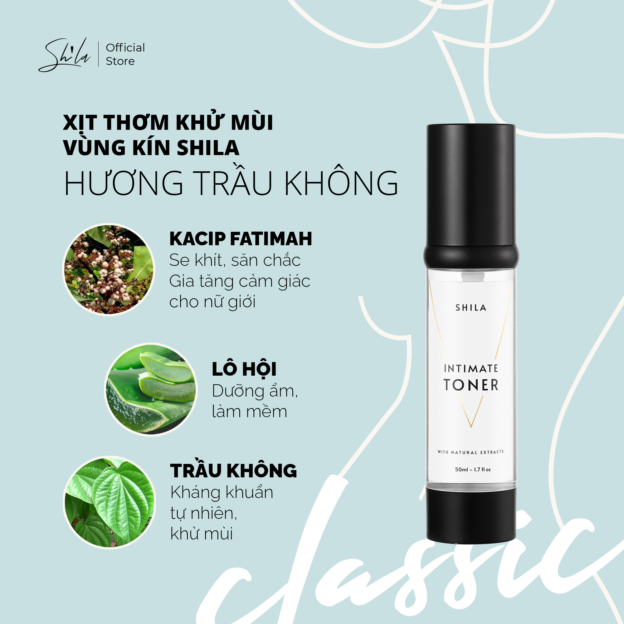 Bộ 3 chăm sóc vùng kín Shila Pinky