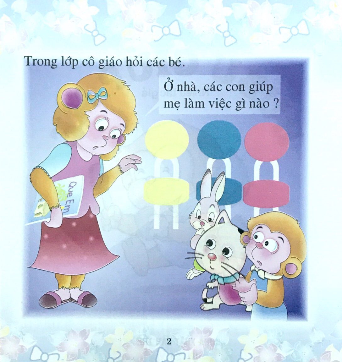 Fahasa - Bé Học Lễ Giáo - Bubu Giúp Mẹ (Tập 24) (Tái Bản)