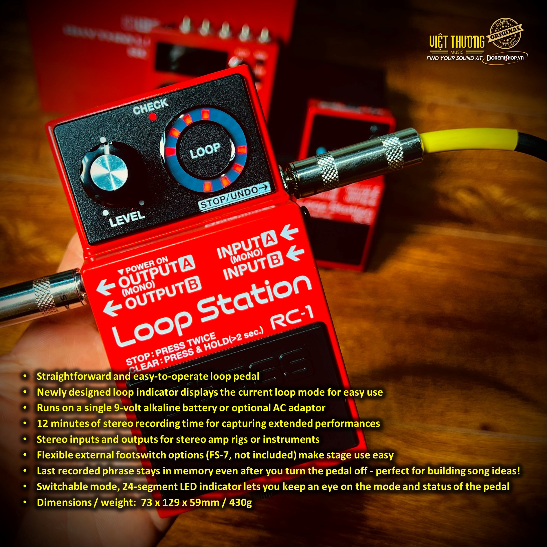 BOSS LOOPER Pedal RC-1