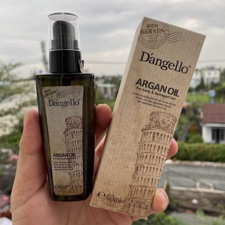 [HCM]Tinh Dầu Dưỡng Bóng Tóc Dangello Argan Oil 60Ml