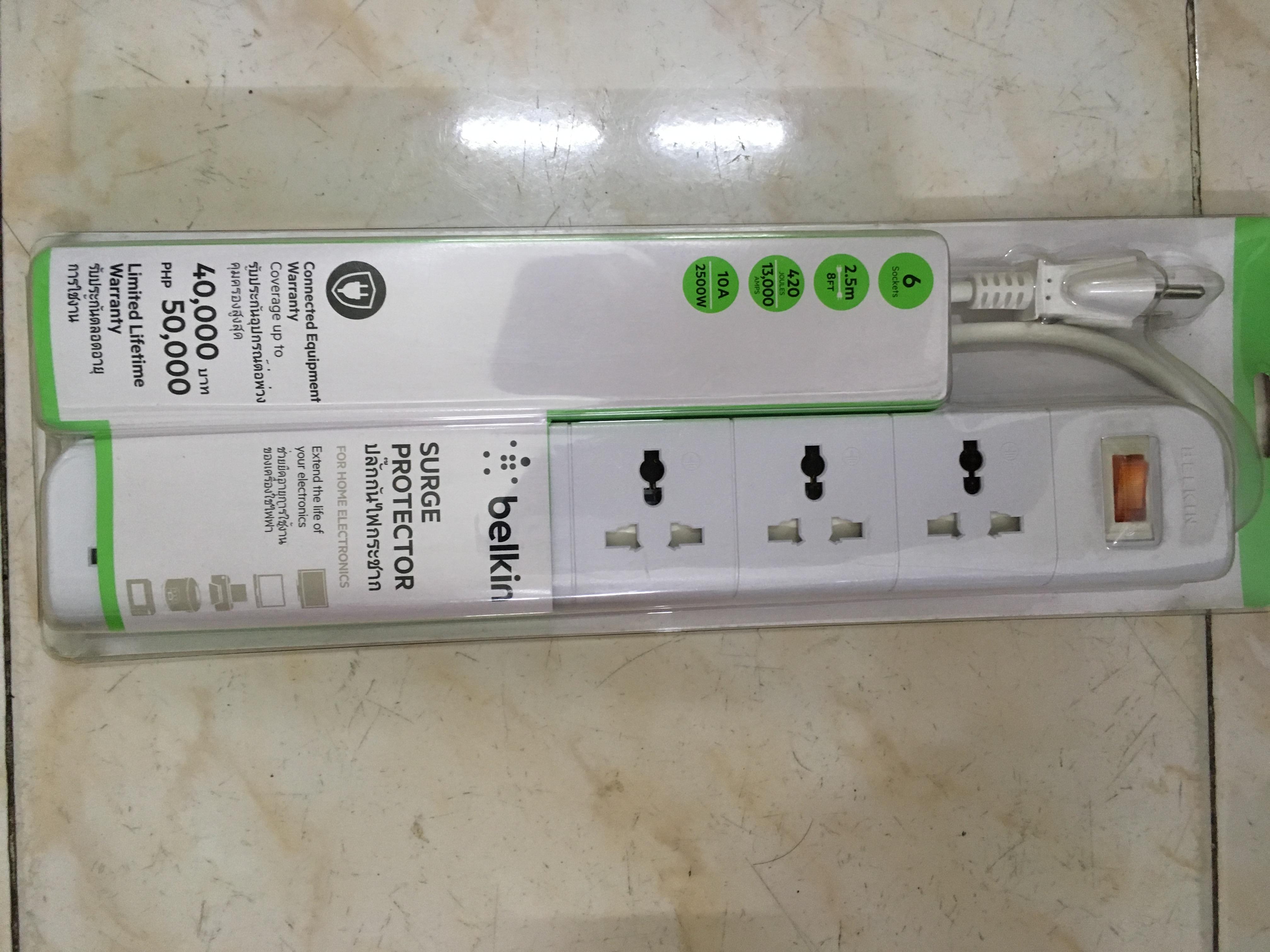 [HCM]Ổ cắm điện Belkin 6sockets(F9E600th2.5M)