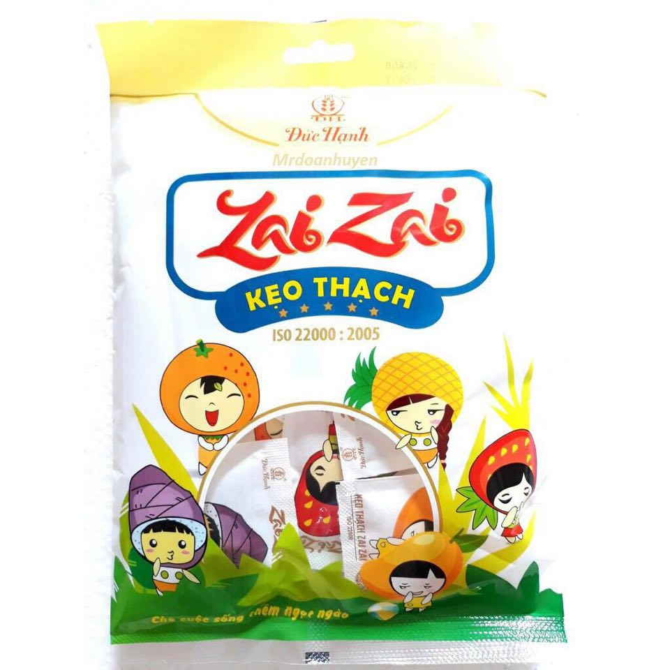 1Kg Kẹo Thạch Zai Zai Đức Hạnh Mix Vị (kẹo thạch zaizai Đức Hạnh)