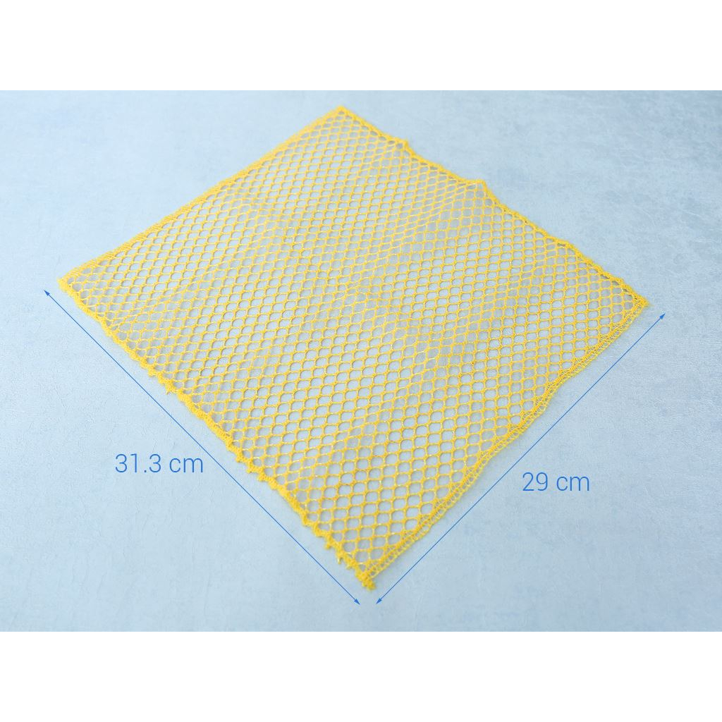 2 Miếng Giẻ Lưới Rửa Chén Bát Cao Cấp Samran Vàng Bền Gấp 10 Lần, Kích Thước To Rộng 33*31cm, Sợi Polypropylen Kết Cấu Nhám Đánh Bay Vết Bẩn Cứng Đầu, Thương Hiệu Samran Hàng Việt Nam Chất Lượng Cao - SỈ GIÁ TỐT - Tổng Kho Huy Liên