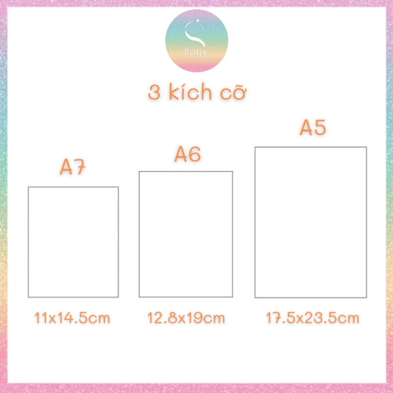[HOTIS] Binder - Sổ còng dẻo, bìa còng dẻo  - A7/ A6/ A5 (Không kèm giấy)