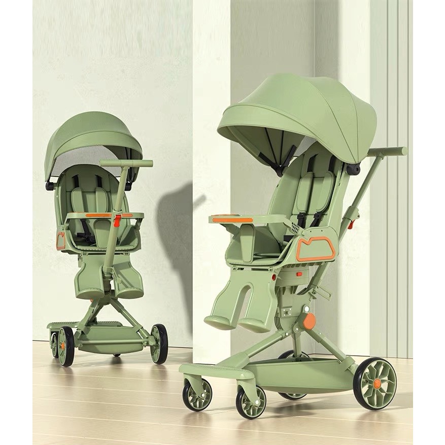 Xe đẩy V9 bản cao cấp dày dặn đủ màu cho bé sơ sinh