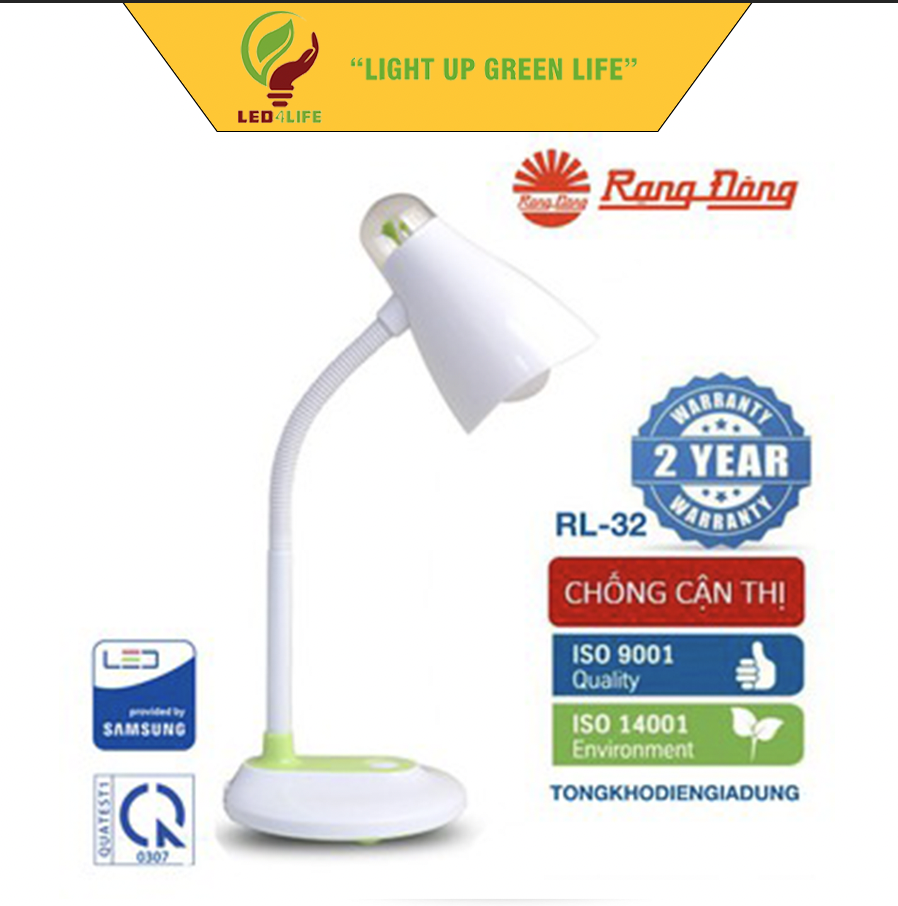 Đèn bàn LED bảo vệ thị lực Rạng Đông RD-RL 32