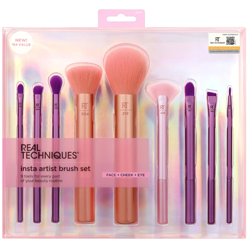 Bộ cọ trang điểm cá nhân RT Real Techniques 9 cây Insta Artist Brush Set 0071