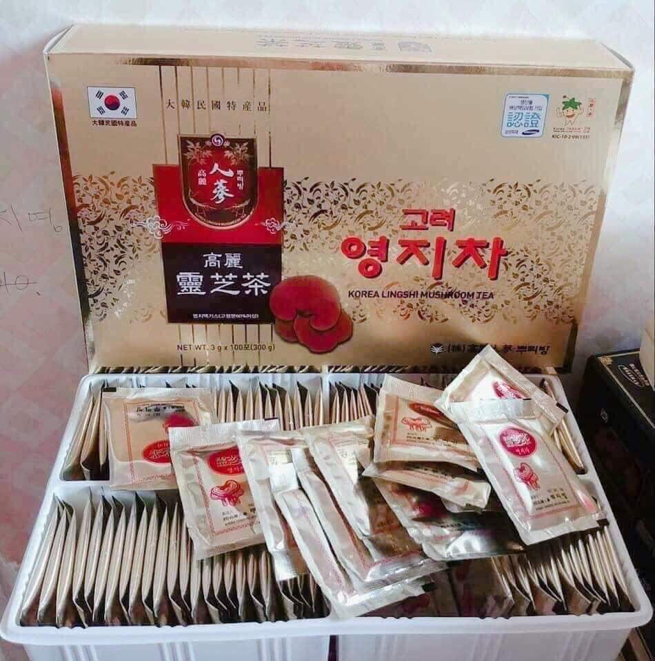 Trà Nấm Linh Chi hòa tan của Hàn Quốc