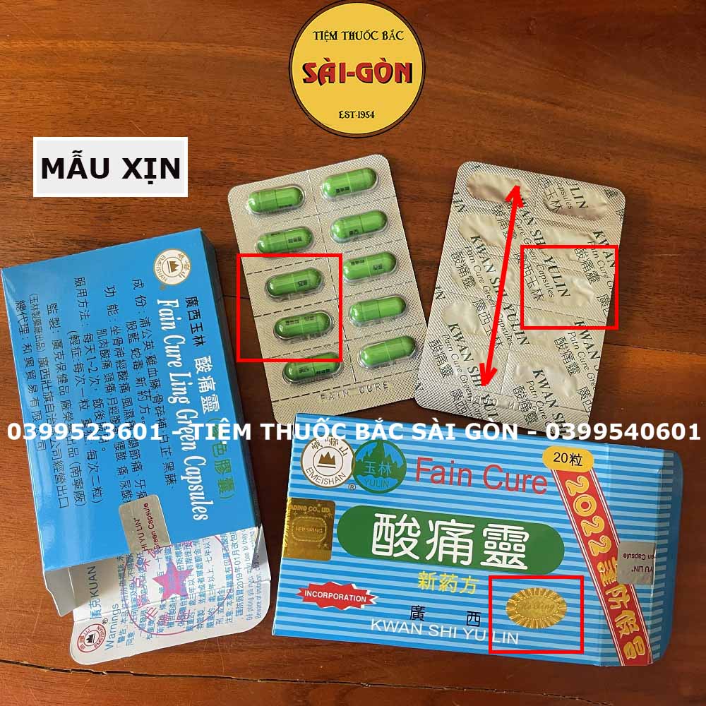 Toan thống linh đài loan hộp 20 viên - fain curre