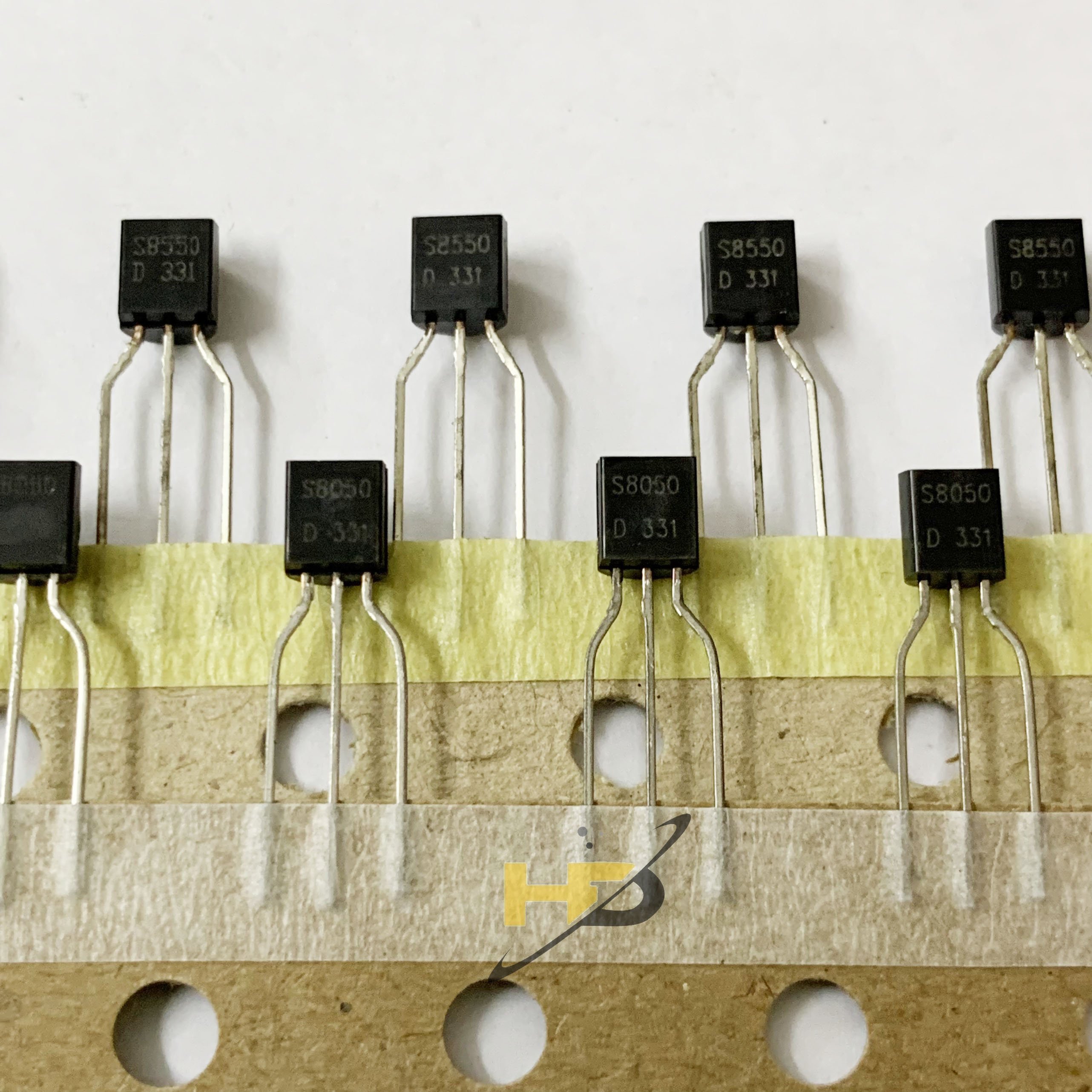 Combo Transistor S8550 và S8050 Hàng Đóng Dây (Set 10 Cặp)