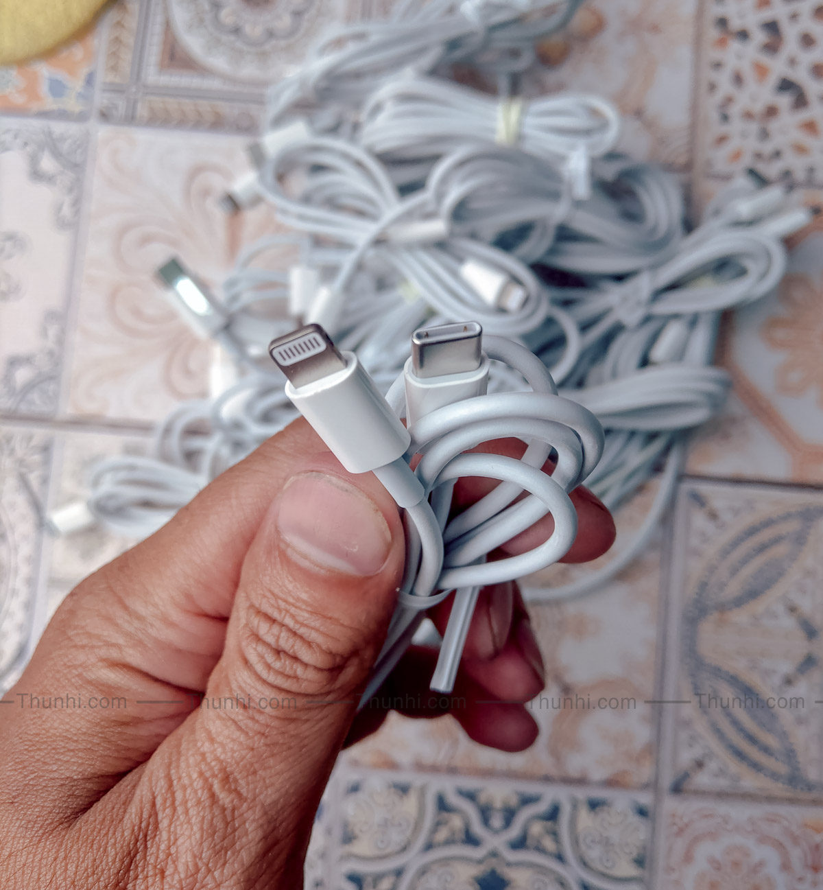 Cáp sạc cho iPhone, iPad, Cáp Lightning chính hãng, USB-C - Lightning (1m)