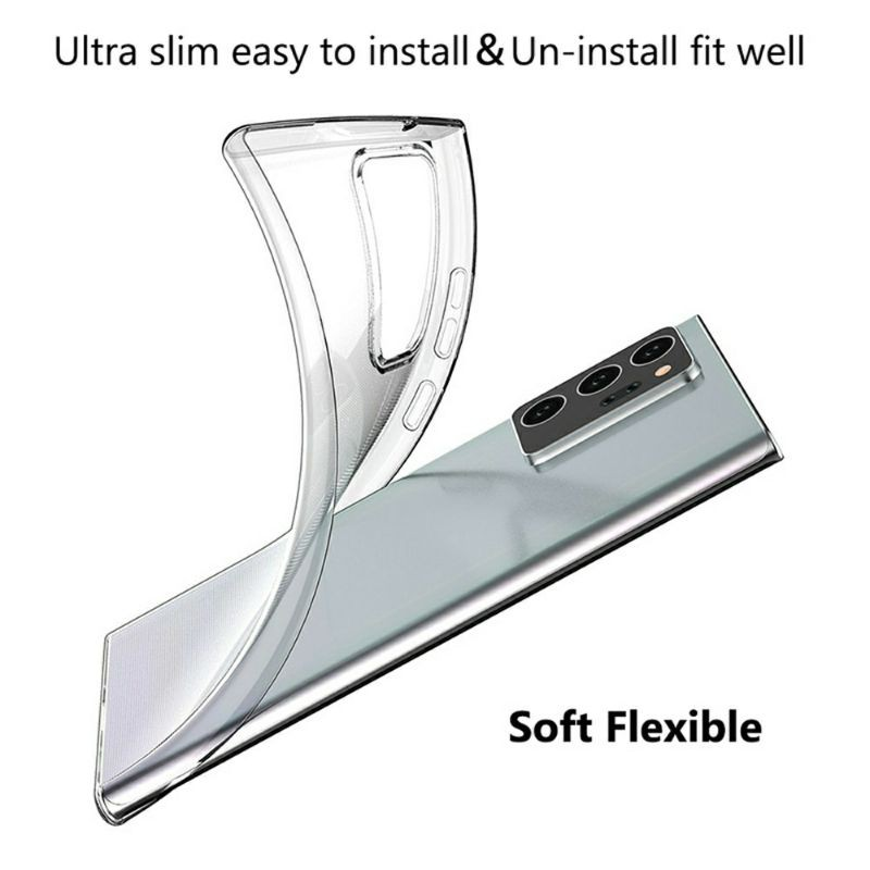Ốp lưng silicon Samsung Note 20/ Note 20 Ultra / Note 20 Uitra 5G trong suốt