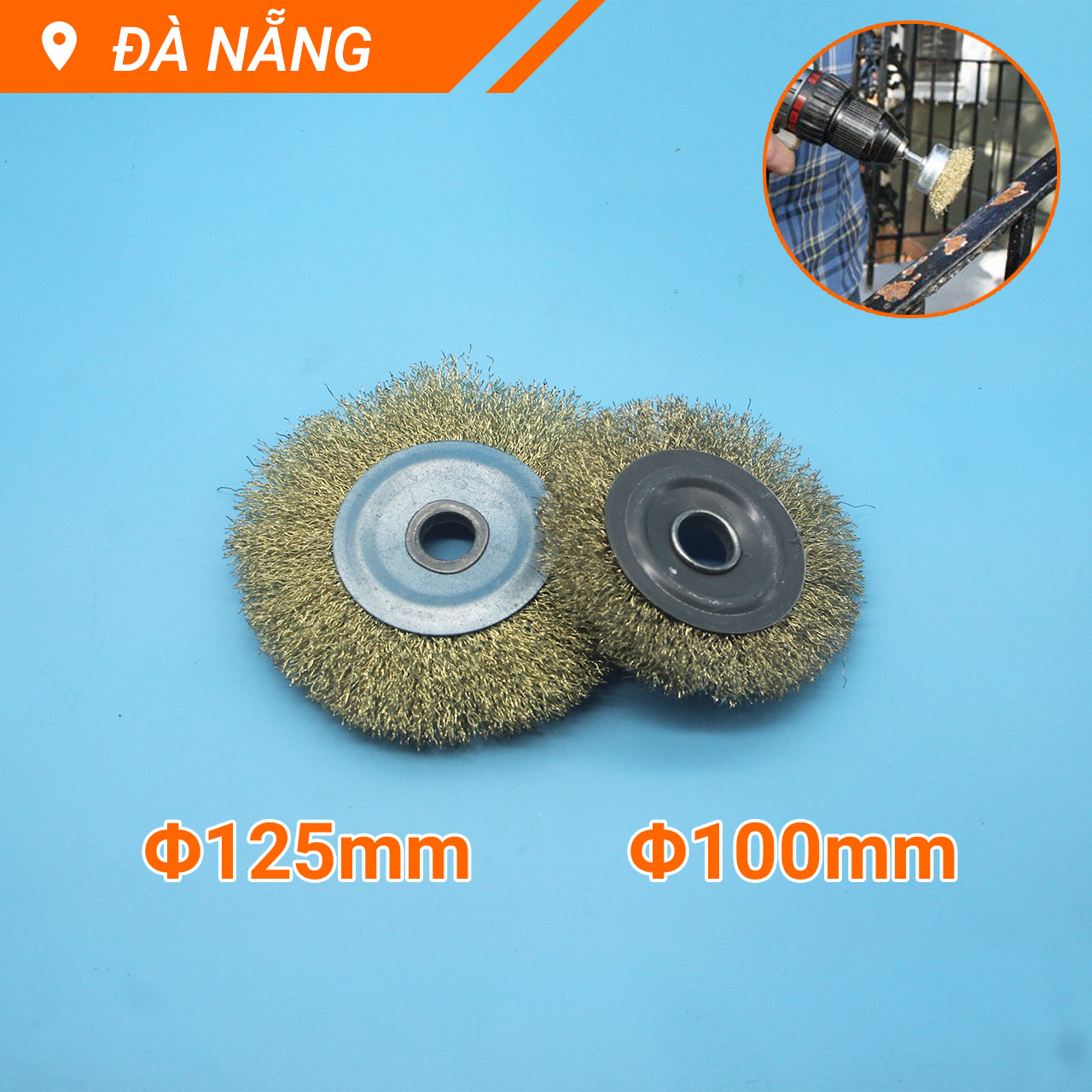 Đĩa đánh rỉ sắt mạ đồng