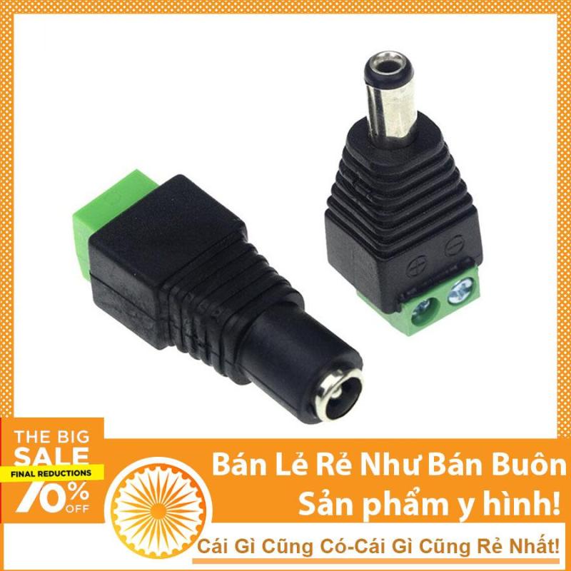 Bảng giá Bộ 4 chiếc Jack nối nguồn 5.5x2.1mm ( 2 cái - 2 đực )