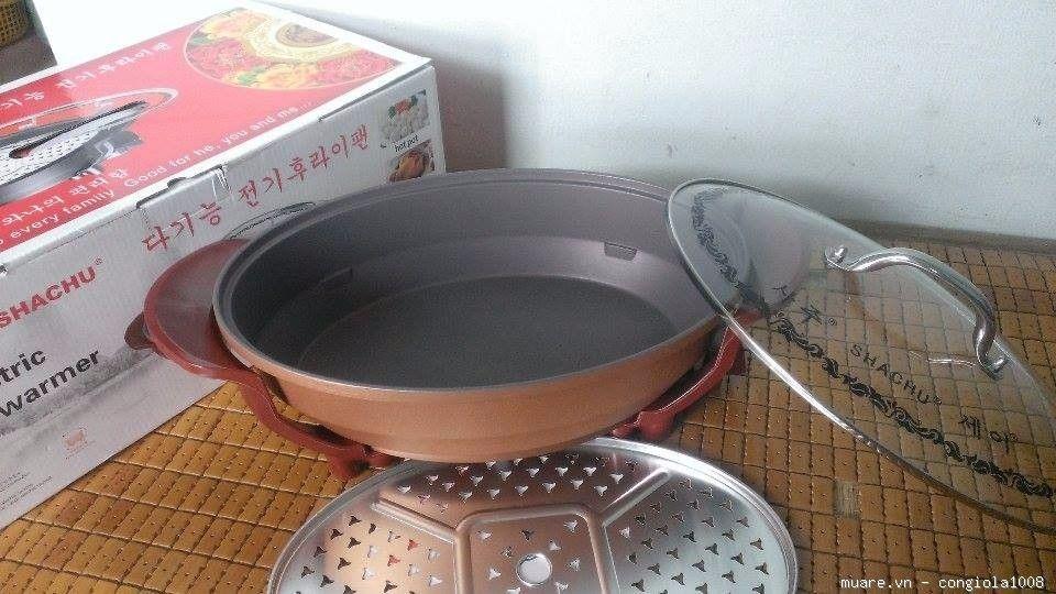 CHẢO LẨU CÁ SHACHU CS-E CÓ VỈ HẤP NEW