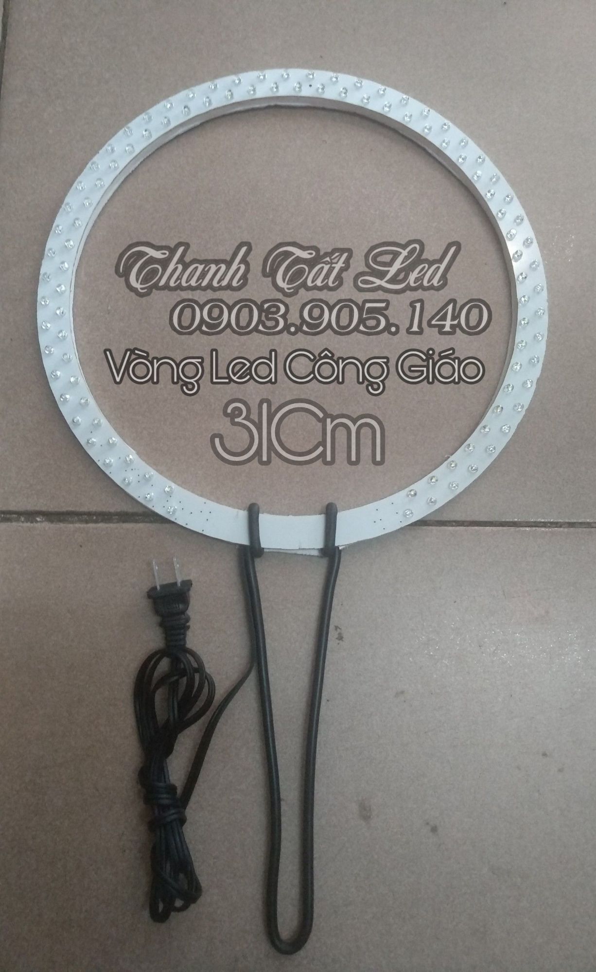 [HCM]Vòng Led Hào Quang Công Giáo ( Đủ kích thước )
