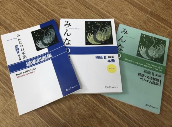 Combo minnano Nihongo 2 mới - 3 cuốn
