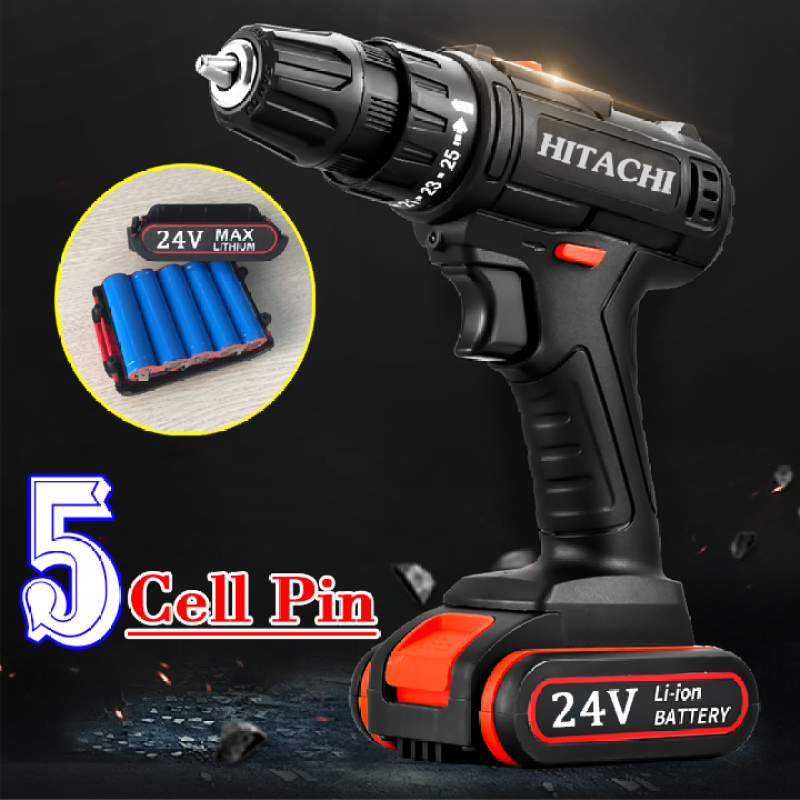 Khoan Pin Hitachi 24v Hàng Công Ty