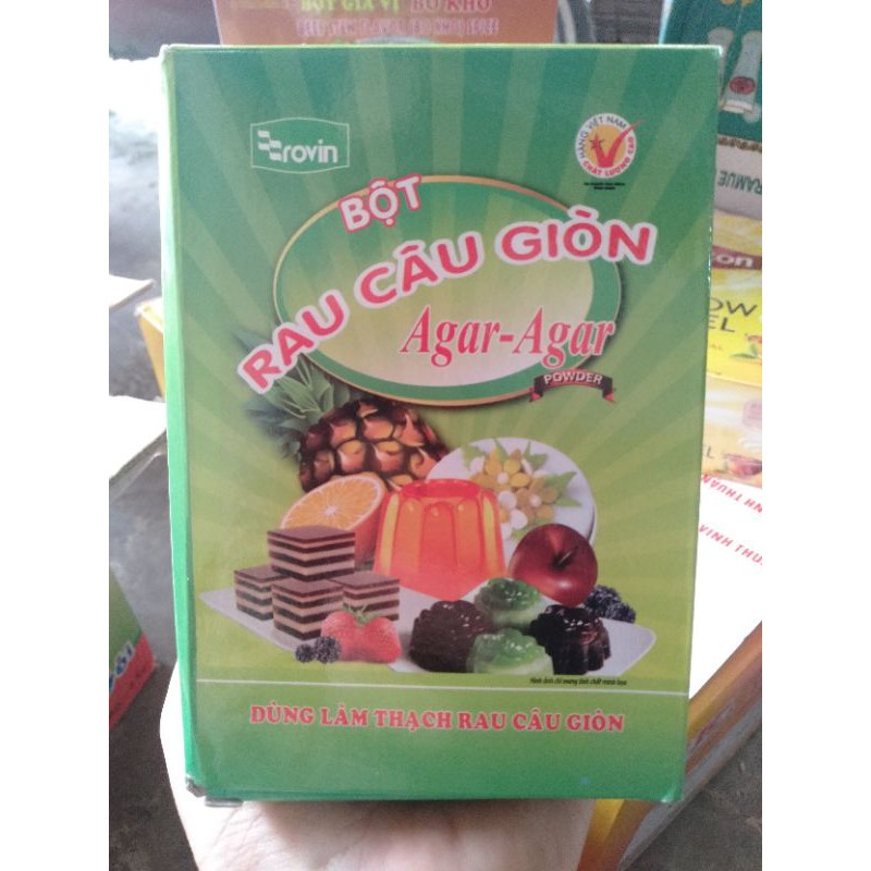 [1 gói 25g] bột rau câu giòn Hoàng Yến.