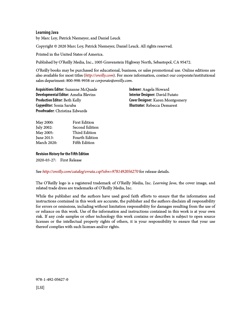 Learning Java - An Introduction to Real-World Programming with Java - Hanoi Book Store