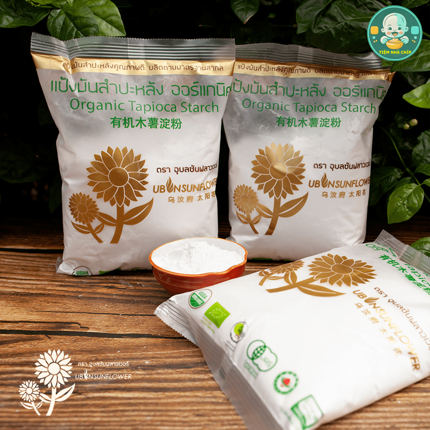 Bột năng hữu cơ Ubon 400g