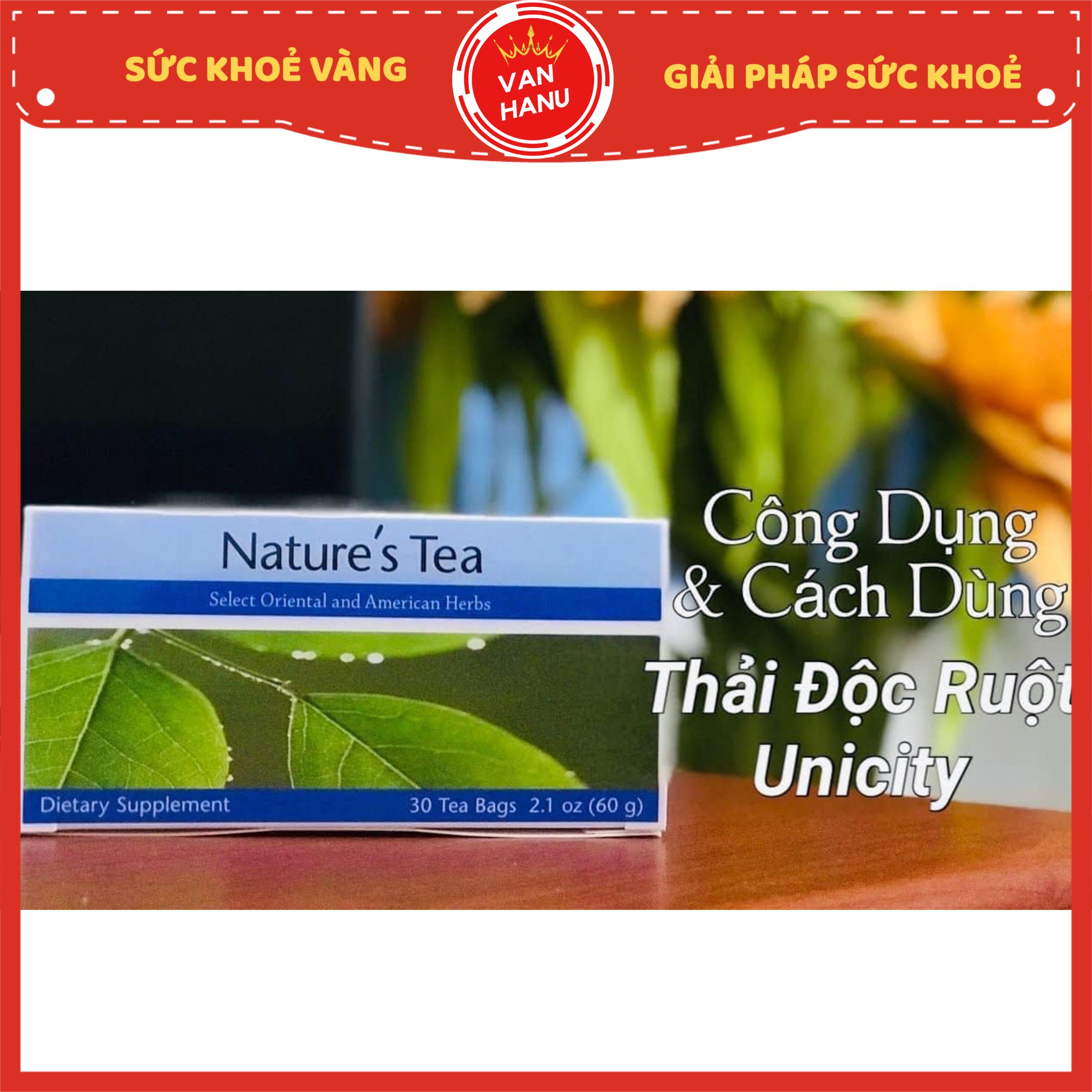 Trà Thải Độc Ruột Già - lifiber - VanHanu - Sức Khoẻ Vàng