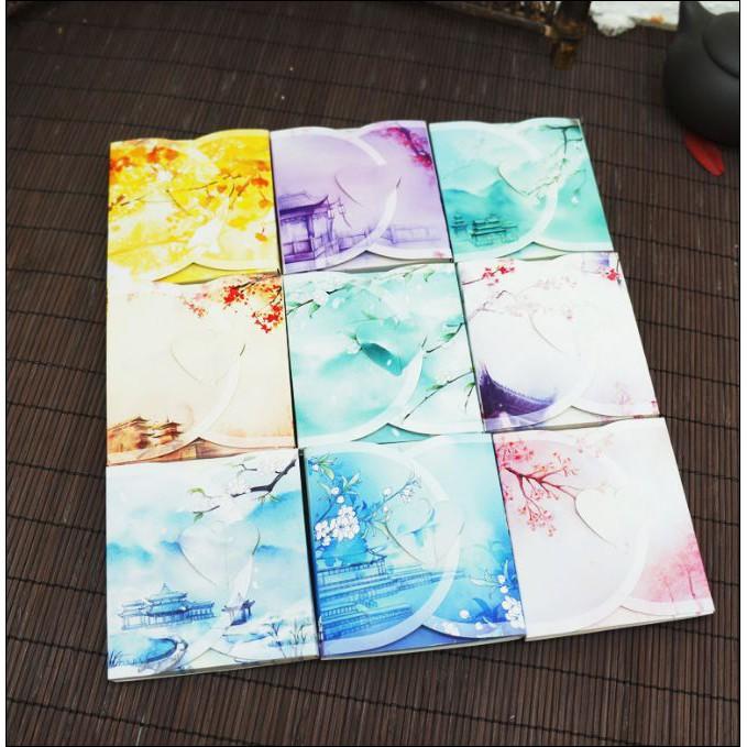 Note cổ phong note dễ thương ghi chú tiện lợi