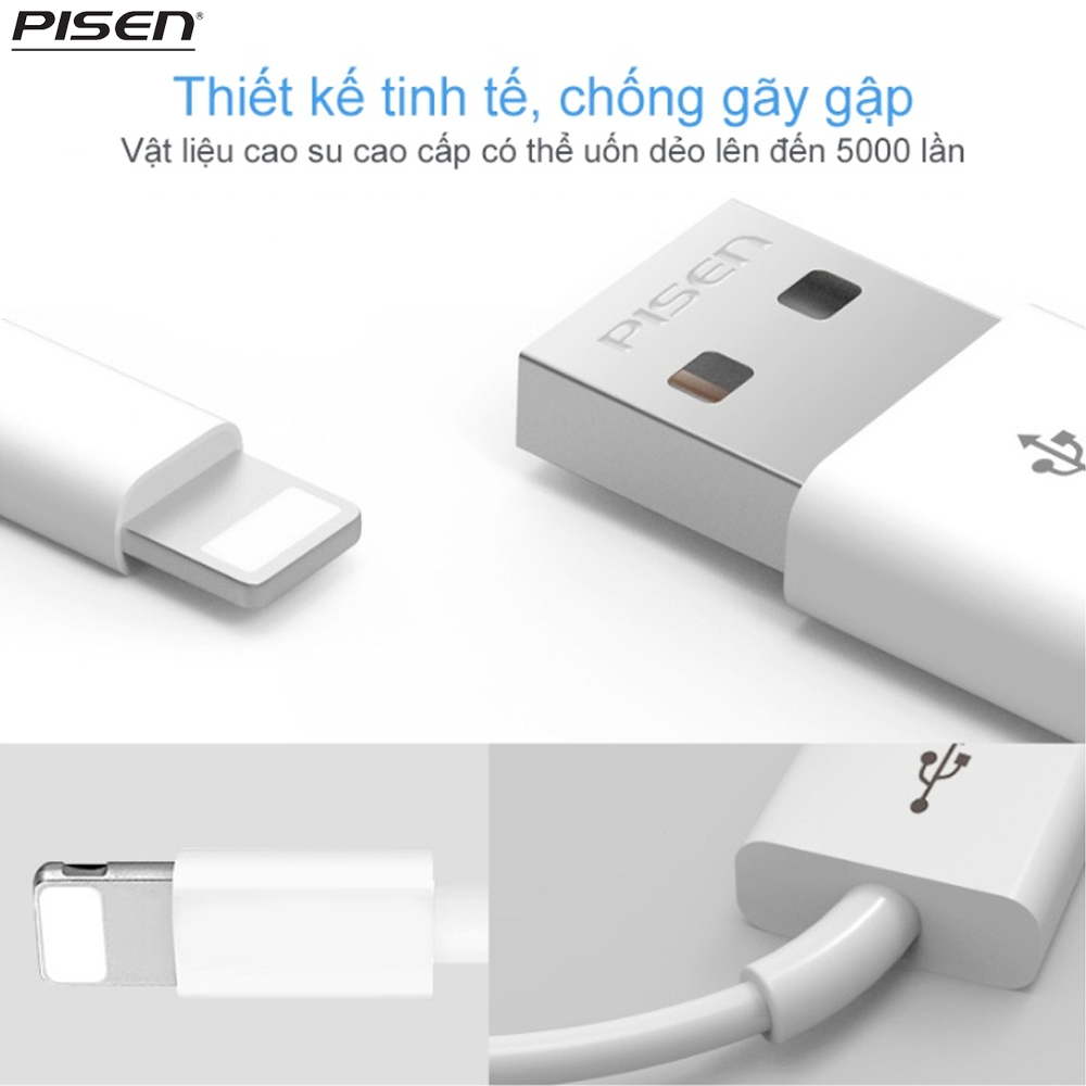 [HCM]Cáp sạc Pisen dành cho iPhone 5 / iPhone 5s