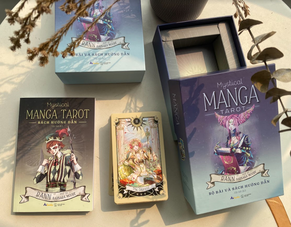 Sách - Boxset Việt Hoá - Mystical Manga Tarot (Bộ Bài Và Sách Hướng Dẫn)