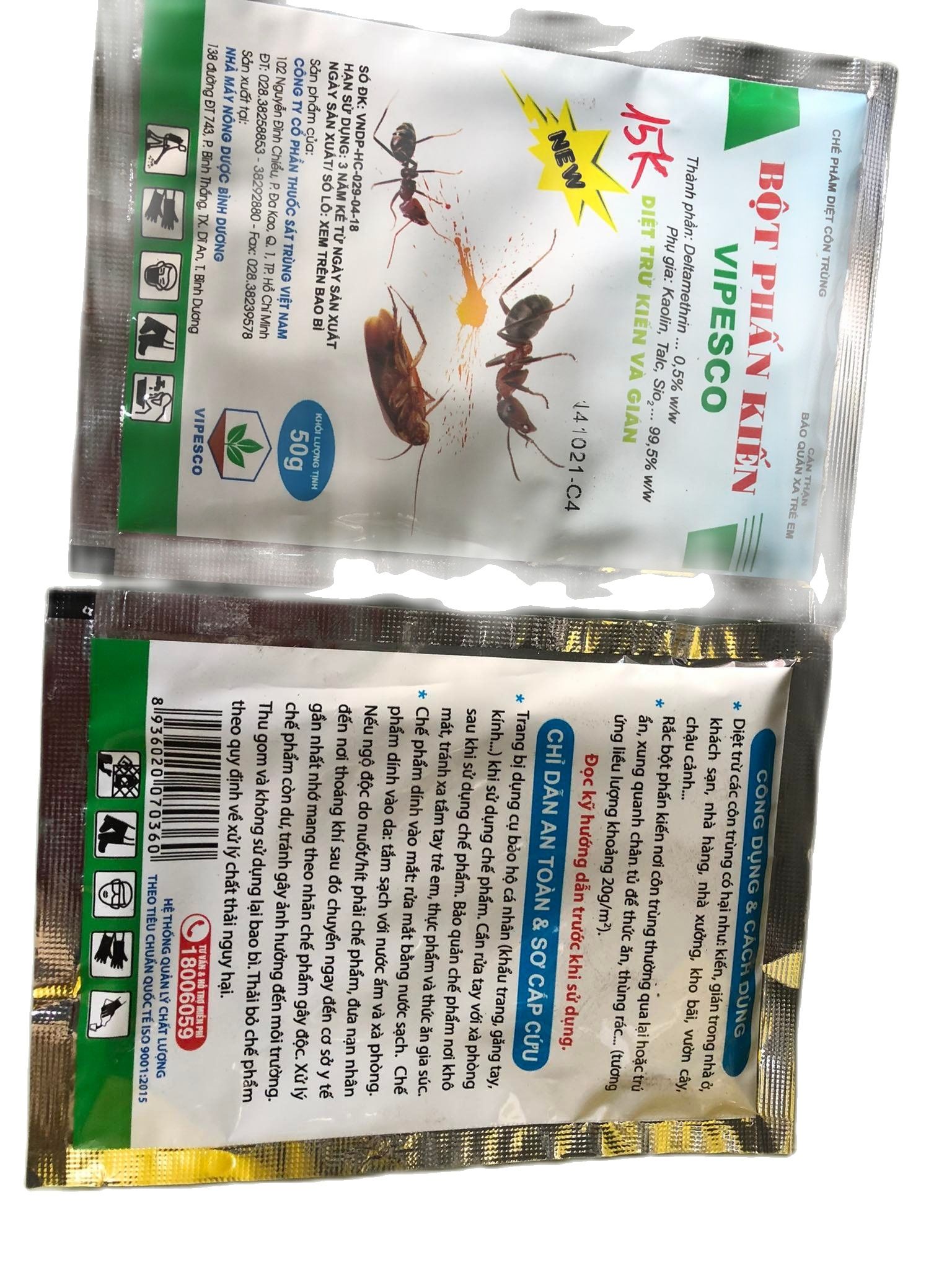 CHẾ PHẨM BỘT PHẤN KIẾN VIPESCO
