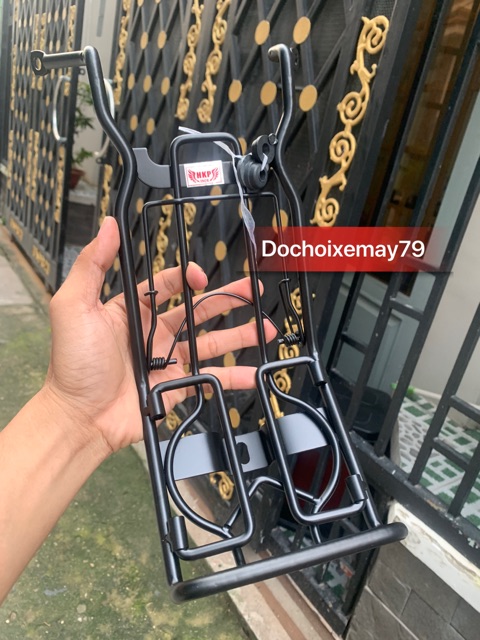 Baga giữa inox đen xe Wave alpha 2017 - 2023