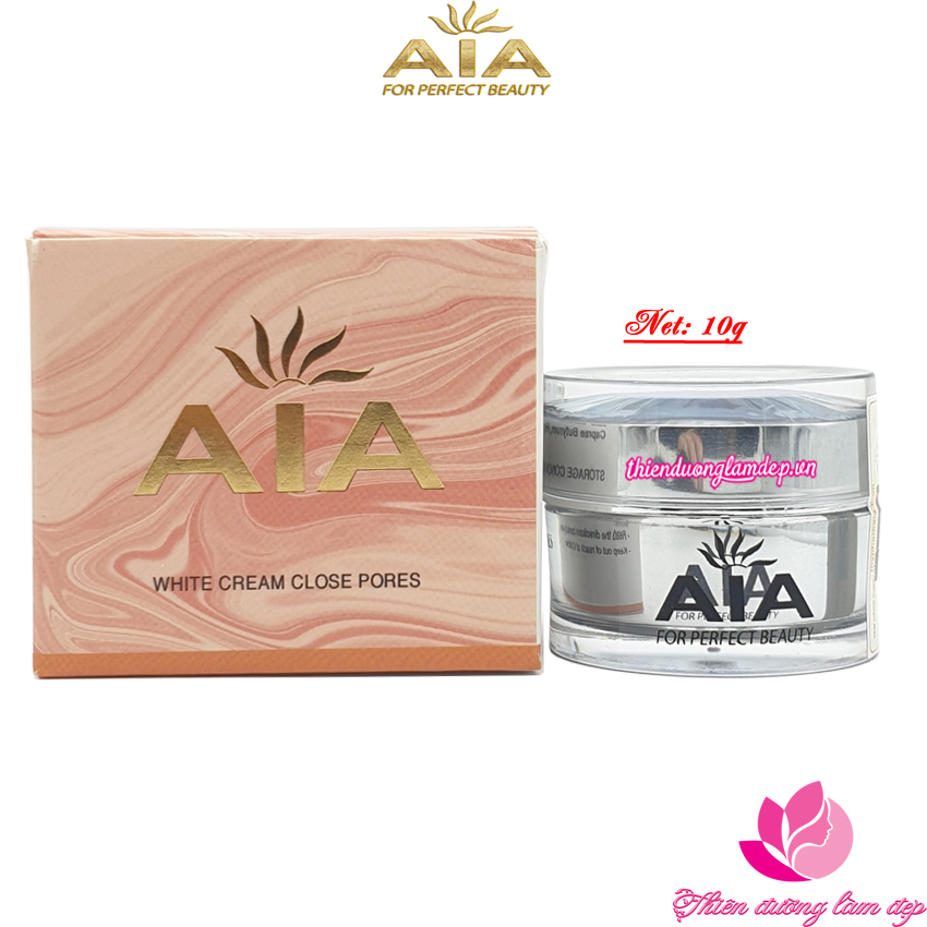 Kem dưỡng trắng da mặt AIA Cosmetics ngừa thâm quầng mắt Se khít lỗ chân lông 10g