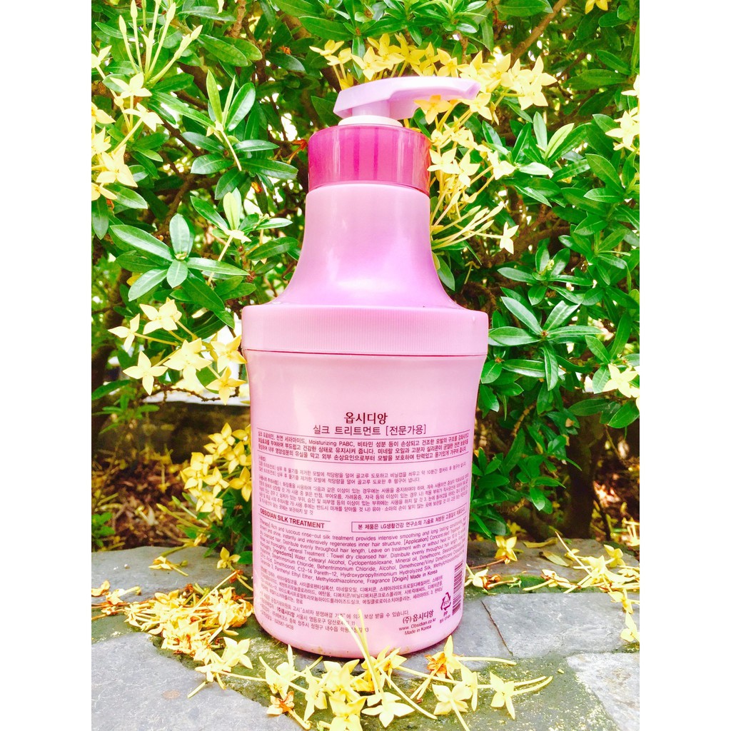 [Obsidian-Chính hãng] Hấp dầu lạnh siêu mượt Obsidian Silk Treatment 1000ml