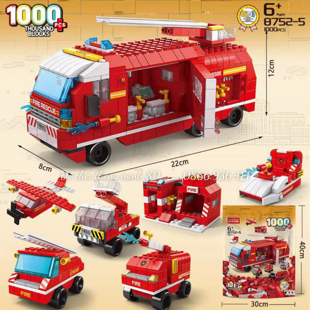 fire truck lego toy