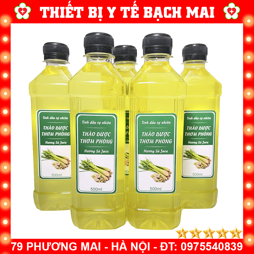 Tinh Dầu Sả Java Thơm Phòng, Đuổi Muỗi, Côn Trùng 500ml