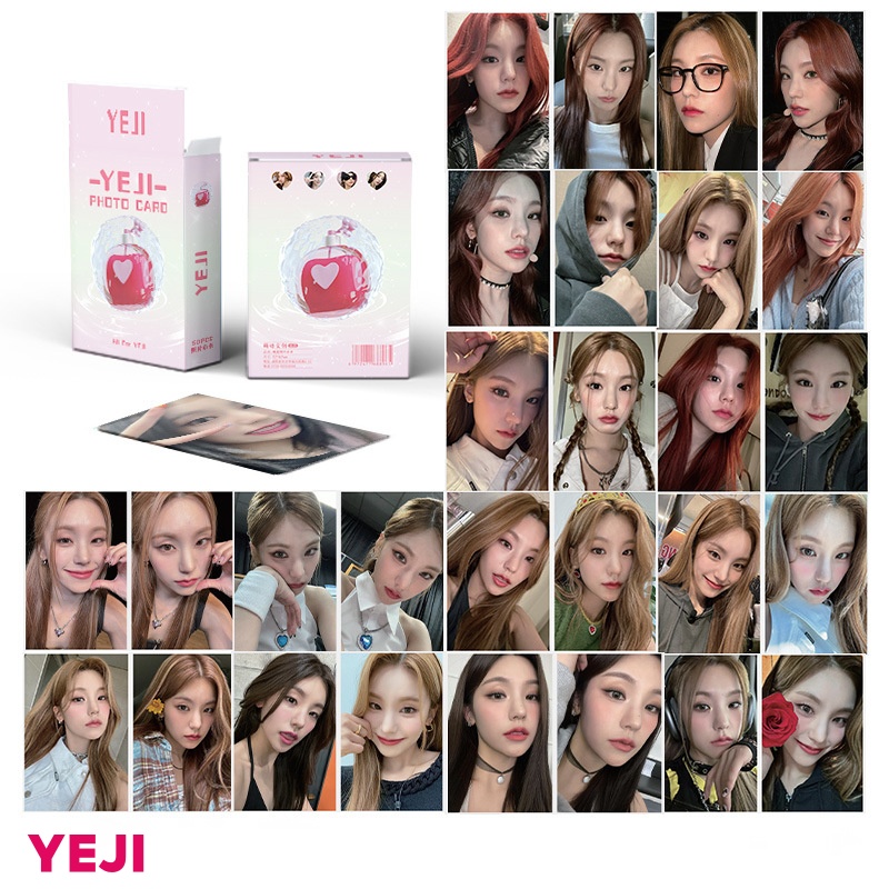 Set 50 photo card unoff hologram yeji - itzy