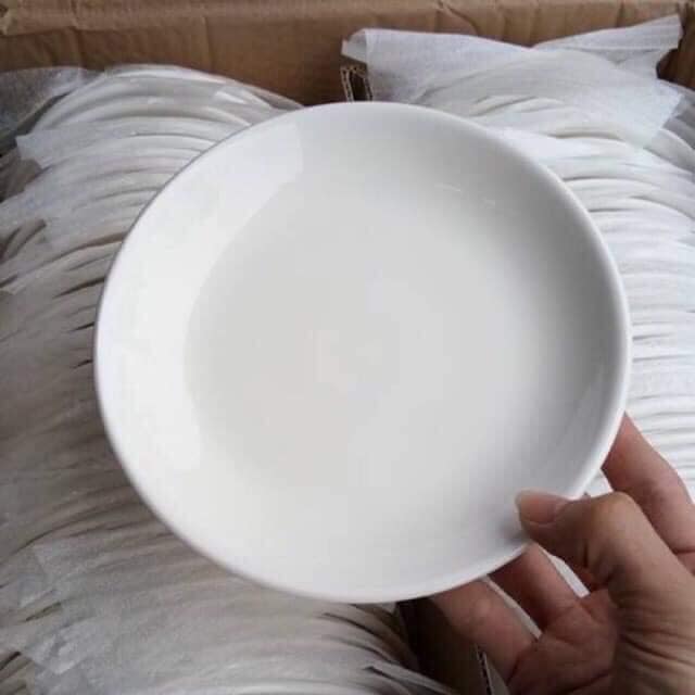 Combo 4 dĩa sứ Indonesia 8 inches
