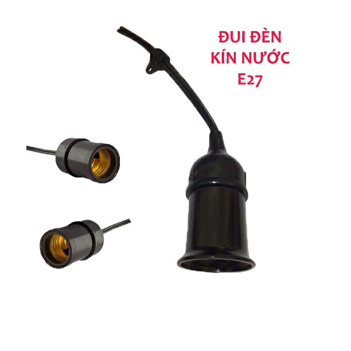 Đui đèn kín nước dạng treo (1 dây)
