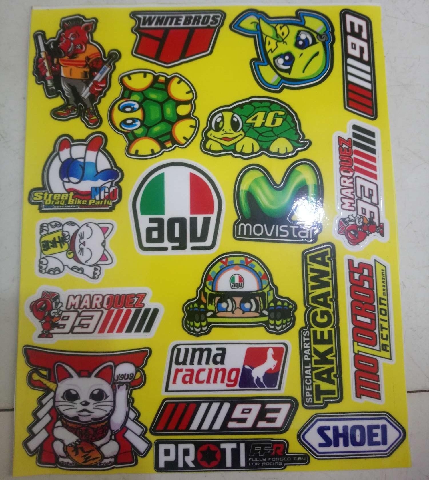 Tem tấm logo trọn bộ 18x25cm