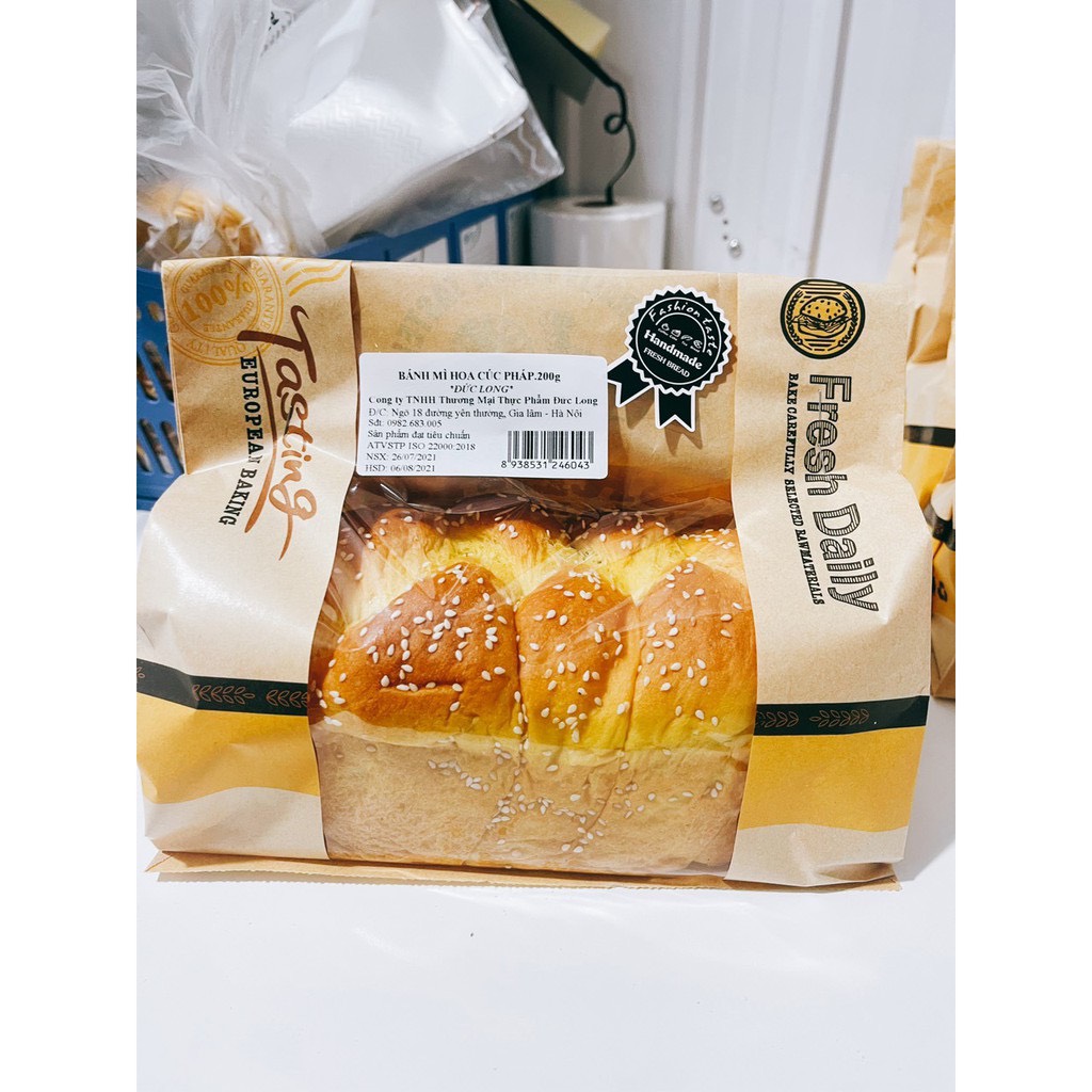 Bánh mì hoa cúc Pháp 300gram Đức Long
