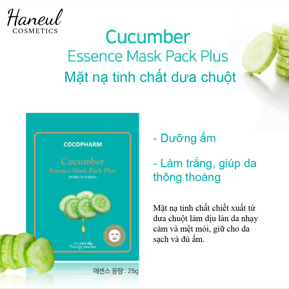 [Nhập RS0822 giảm 30k cho đơn 99k]Mặt nạ dưỡng da nội địa Hàn Quốc CoCoPharm