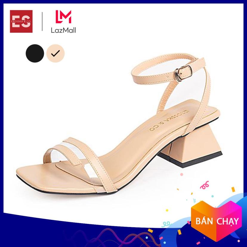 Giày nữ, giày cao gót nữ Erosska cao 3cm thời trang thiết kế phối màu sang trọng (NU) - EB007 giá rẻ