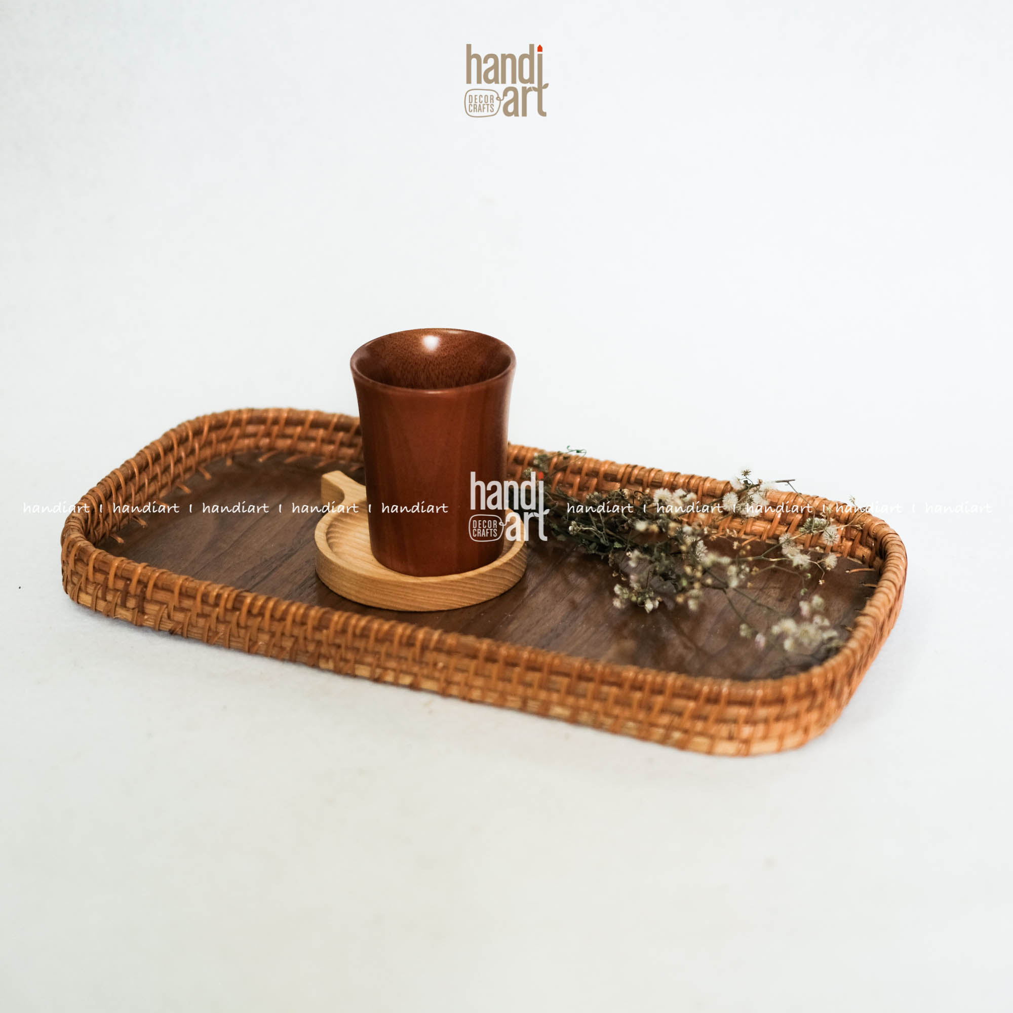 Khay mây hình chữ nhật, Khay đựng đồ ăn