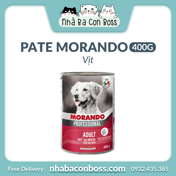[Lon 400g] Pate Cho Chó Morando