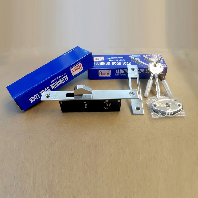 KHÓA CỬA LÙA KHÔNG TAY NẮM AMEX