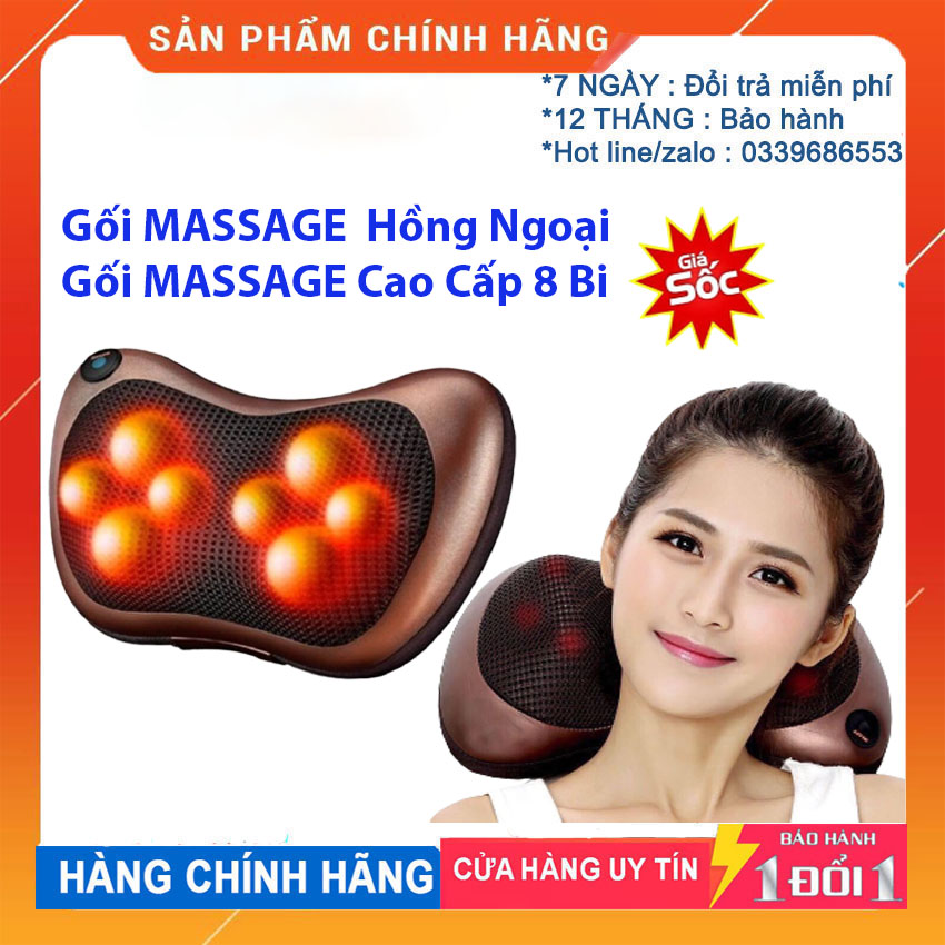 [HCM][ SALE SẬP SÀN - GIẢM GIÁ 50% ] Gối Mát Xa Bụng 8 bi Máy Mát Xa ChânGối Mát Xa 8 BiMang lại cho bạn cơ thể thoải mái MÁY DÙNG TIỆN LỢI VÀ DỄ SỬ DỤNG